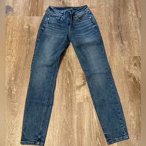 Silver Skinny Jeans